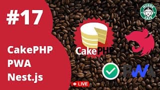 CakePHP, PWA e NestJS no Hcode Café ☕ #17
