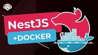 Capa Aprenda a como CONTEINERIZAR com Docker sua Aplicação NestJS