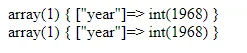 Arrays sendo retornados no navegador